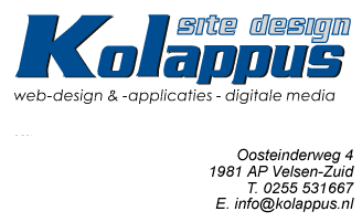Kolappus | web-design & -applicaties - digitale media